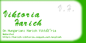 viktoria harich business card